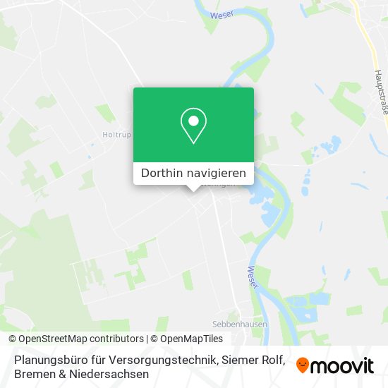 Planungsbüro für Versorgungstechnik, Siemer Rolf Karte
