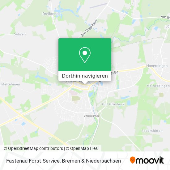 Fastenau Forst-Service Karte