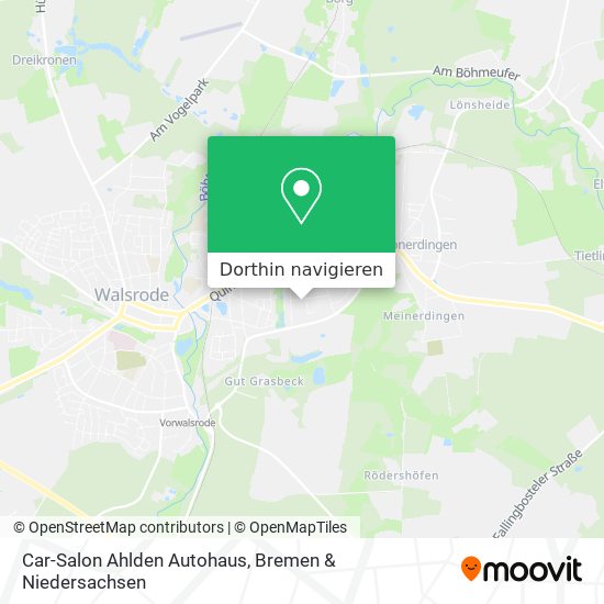 Car-Salon Ahlden Autohaus Karte