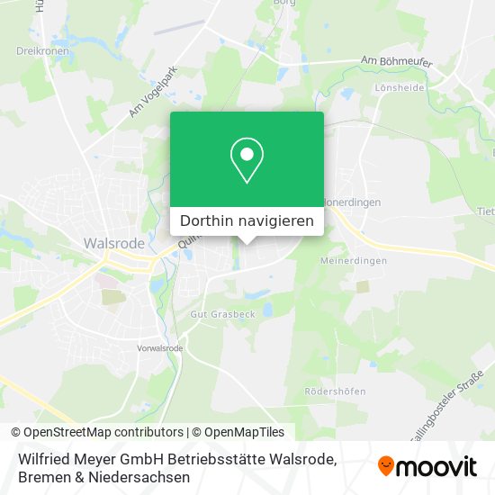Wilfried Meyer GmbH Betriebsstätte Walsrode Karte