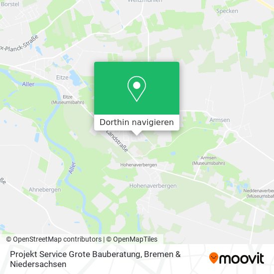 Projekt Service Grote Bauberatung Karte