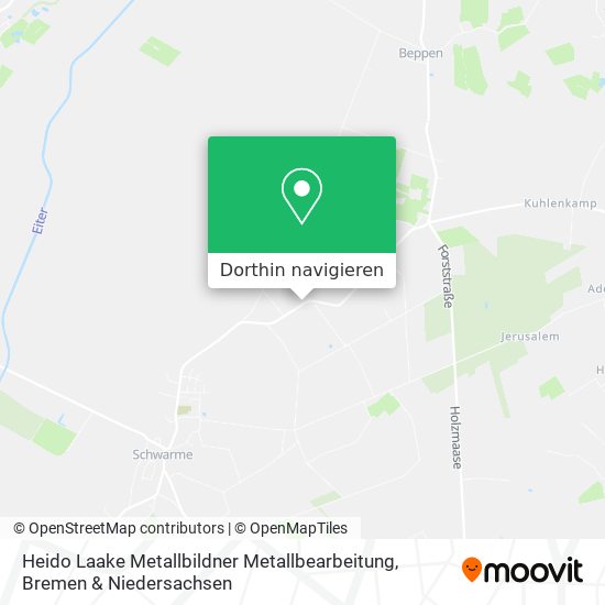 Heido Laake Metallbildner Metallbearbeitung Karte