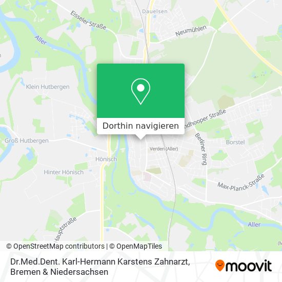Dr.Med.Dent. Karl-Hermann Karstens Zahnarzt Karte