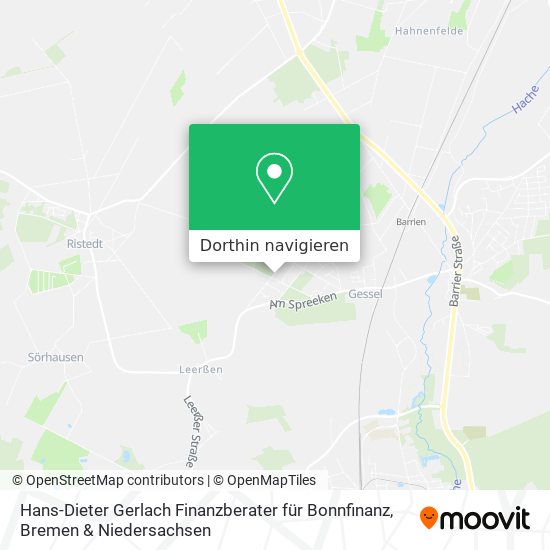 Hans-Dieter Gerlach Finanzberater für Bonnfinanz Karte