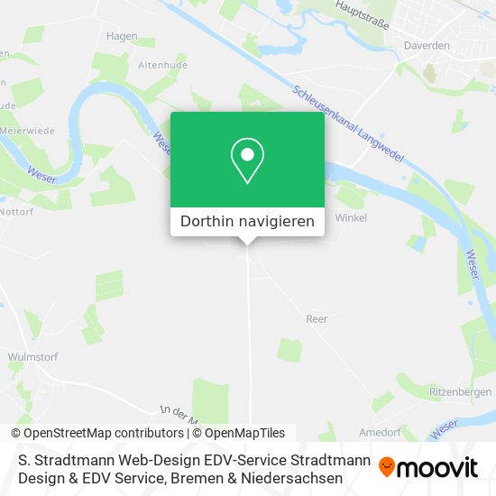 S. Stradtmann Web-Design EDV-Service Stradtmann Design & EDV Service Karte