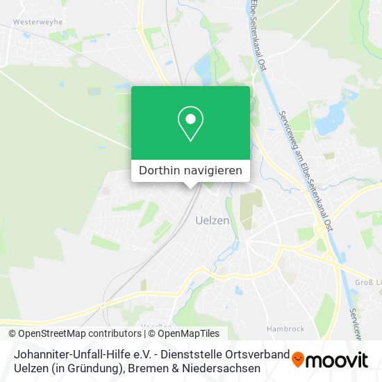 Johanniter-Unfall-Hilfe e.V. - Dienststelle Ortsverband Uelzen (in Gründung) Karte