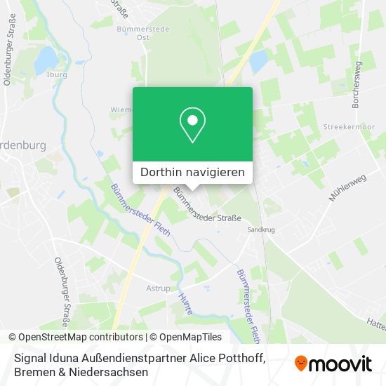 Signal Iduna Außendienstpartner Alice Potthoff Karte