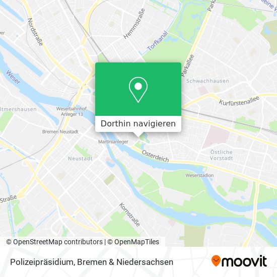 Polizeipräsidium Karte