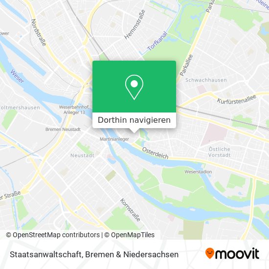 Staatsanwaltschaft Karte