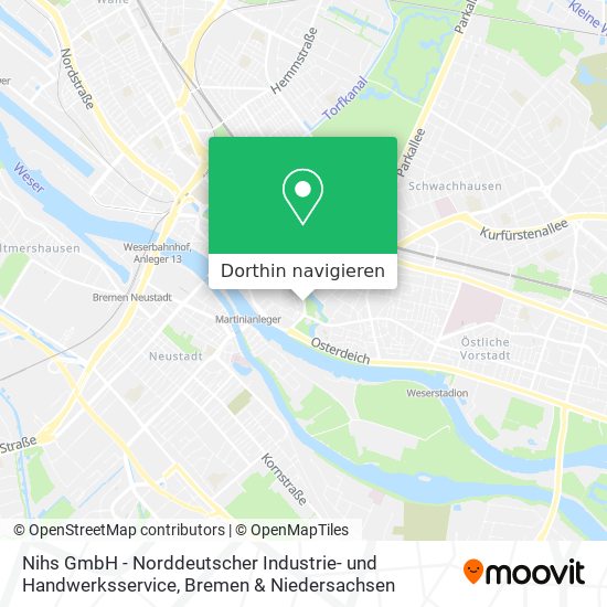 Nihs GmbH - Norddeutscher Industrie- und Handwerksservice Karte