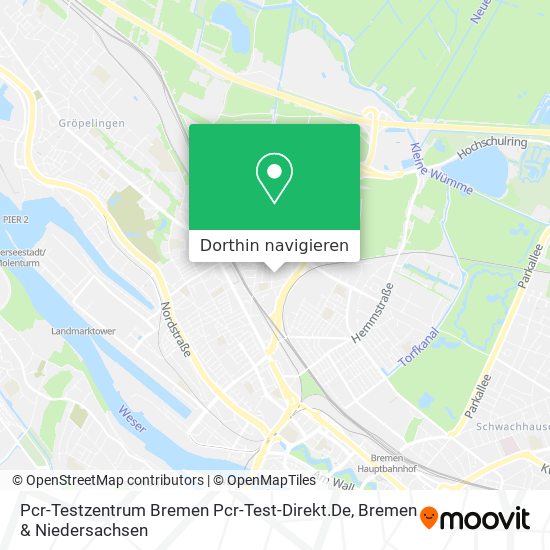 Pcr-Testzentrum Bremen Pcr-Test-Direkt.De Karte