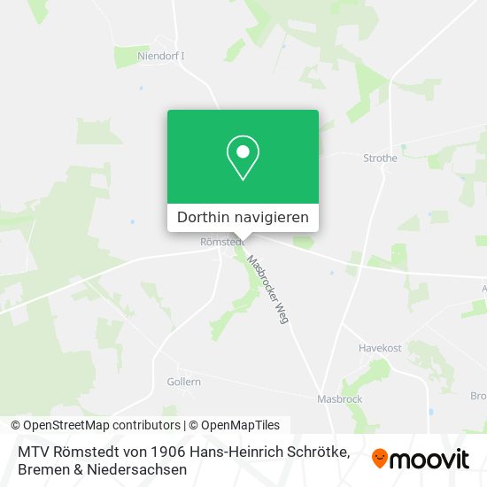 MTV Römstedt von 1906 Hans-Heinrich Schrötke Karte