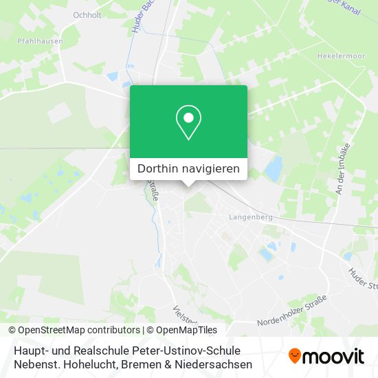Haupt- und Realschule Peter-Ustinov-Schule Nebenst. Hohelucht Karte