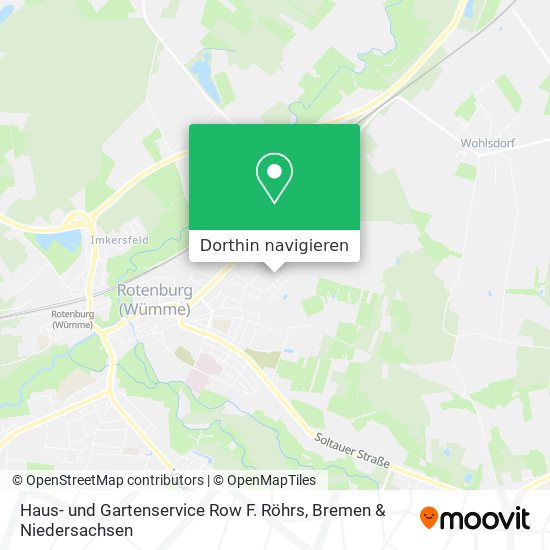 Haus- und Gartenservice Row F. Röhrs Karte