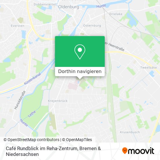 Café Rundblick im Reha-Zentrum Karte