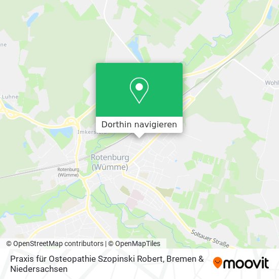 Praxis für Osteopathie Szopinski Robert Karte