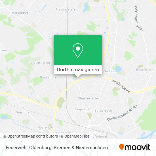 Feuerwehr Oldenburg Karte