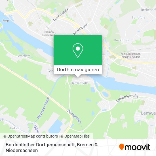 Bardenflether Dorfgemeinschaft Karte