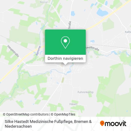 Silke Hastedt Medizinische Fußpflege Karte