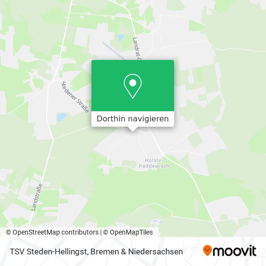 TSV Steden-Hellingst Karte