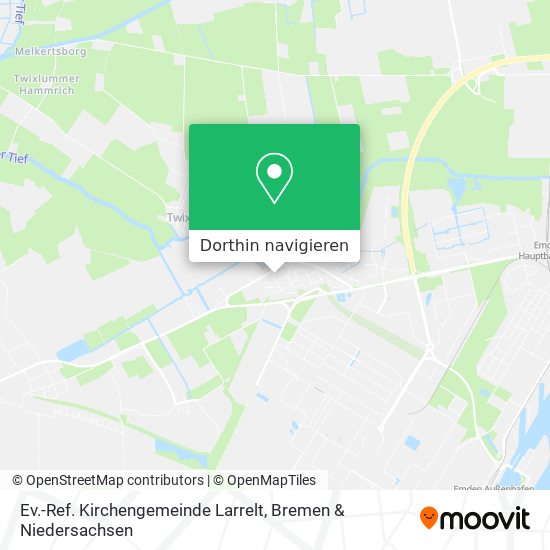 Ev.-Ref. Kirchengemeinde Larrelt Karte