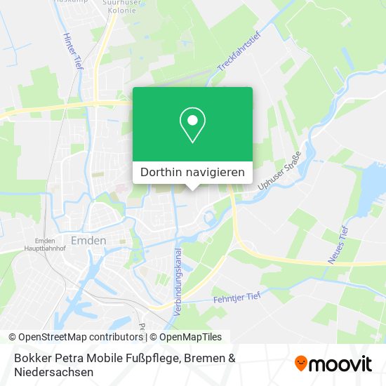 Bokker Petra Mobile Fußpflege Karte