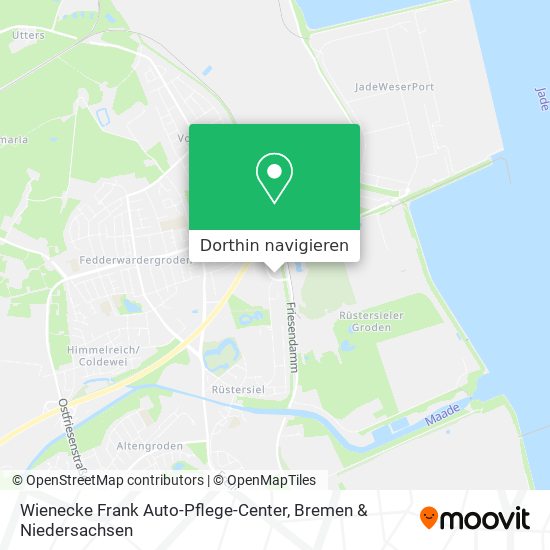 Wienecke Frank Auto-Pflege-Center Karte