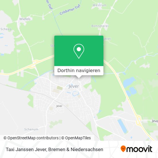 Taxi Janssen Jever Karte