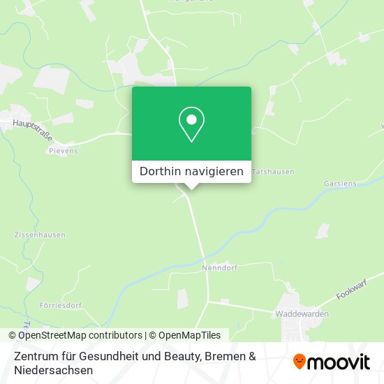 Zentrum für Gesundheit und Beauty Karte