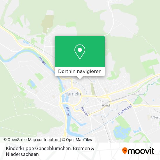 Kinderkrippe Gänseblümchen Karte