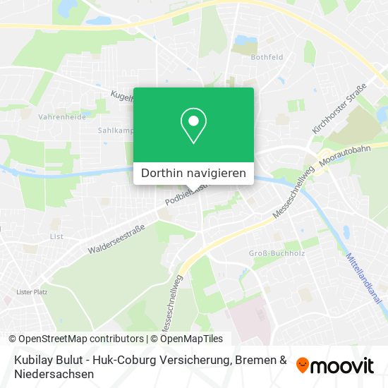 Kubilay Bulut - Huk-Coburg Versicherung Karte