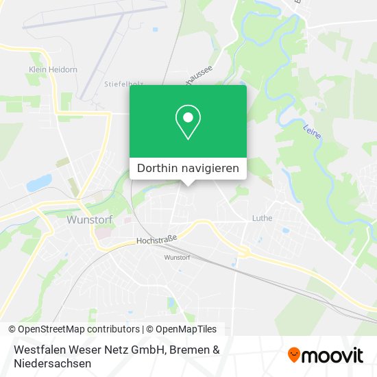 Westfalen Weser Netz GmbH Karte