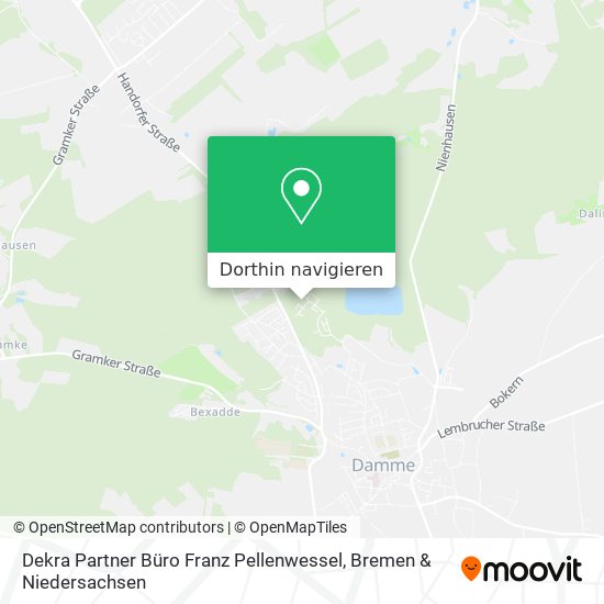 Dekra Partner Büro Franz Pellenwessel Karte
