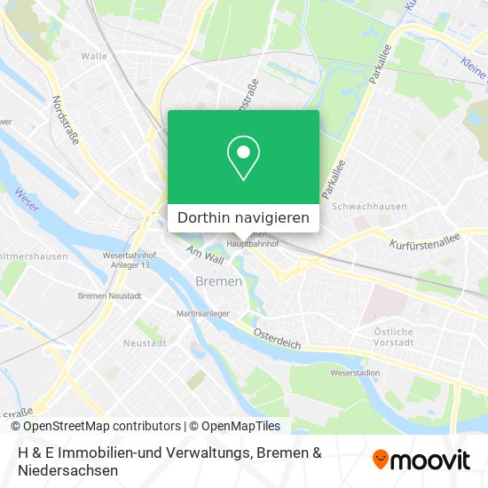 H & E Immobilien-und Verwaltungs Karte