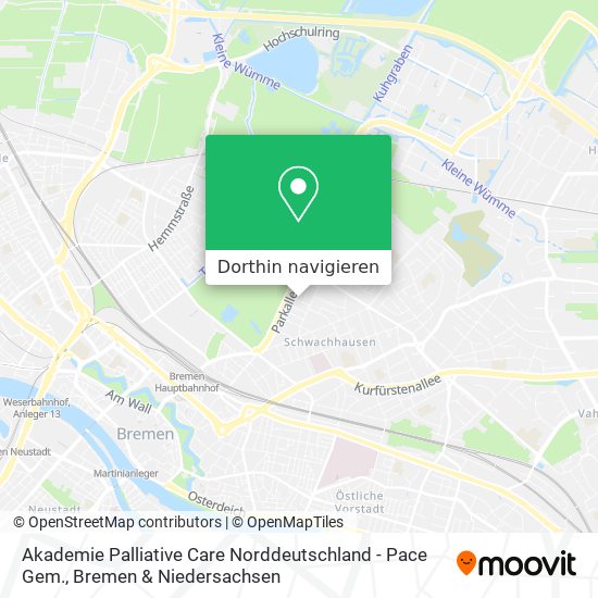 Akademie Palliative Care Norddeutschland - Pace Gem. Karte