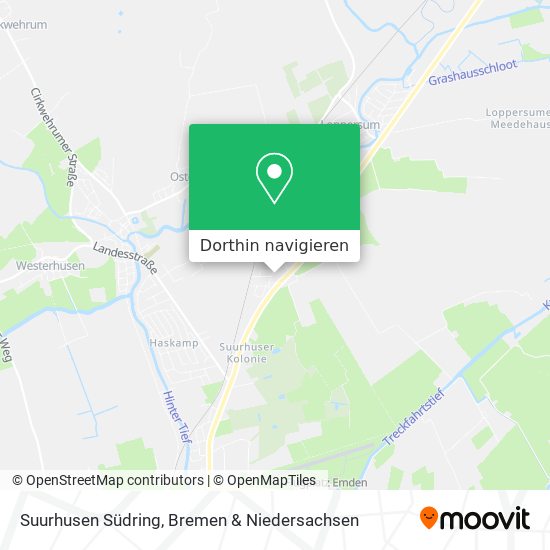 Suurhusen Südring Karte