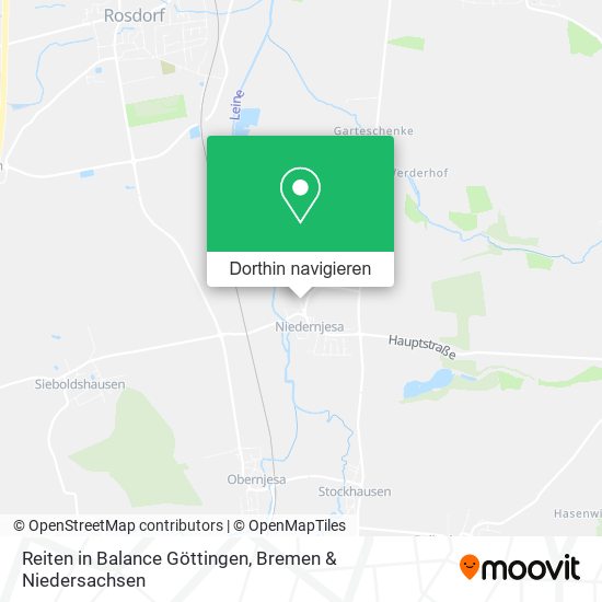 Reiten in Balance Göttingen Karte