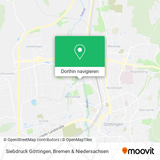 Siebdruck Göttingen Karte
