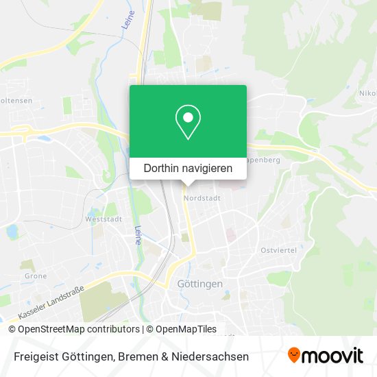 Freigeist Göttingen Karte