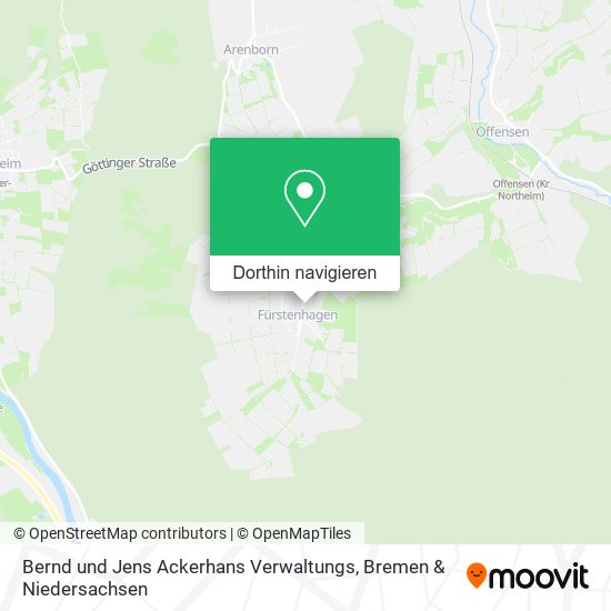 Bernd und Jens Ackerhans Verwaltungs Karte
