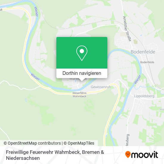 Freiwillige Feuerwehr Wahmbeck Karte