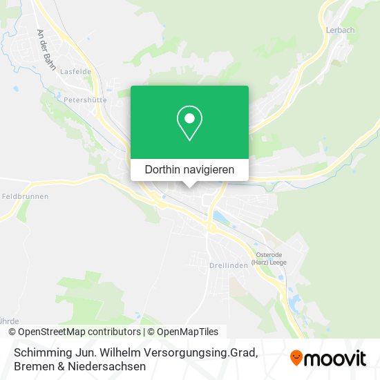 Schimming Jun. Wilhelm Versorgungsing.Grad Karte