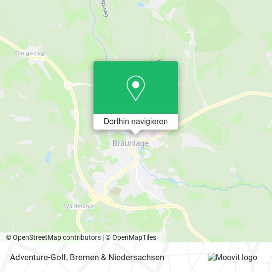 Adventure-Golf Karte