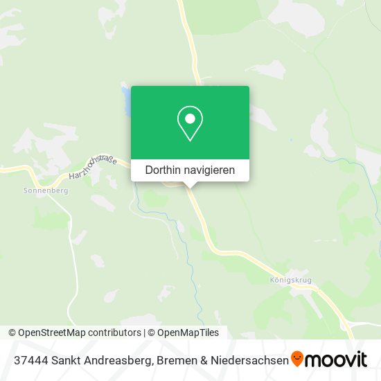 37444 Sankt Andreasberg Karte