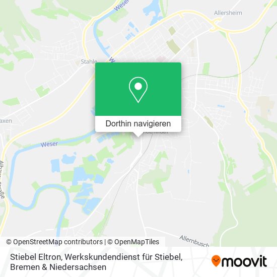 Stiebel Eltron, Werkskundendienst für Stiebel Karte
