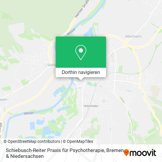 Schiebusch-Reiter Praxis für Psychotherapie Karte