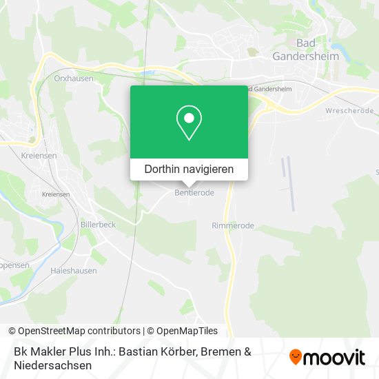 Bk Makler Plus Inh.: Bastian Körber Karte