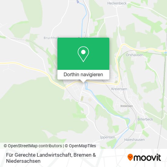 Für Gerechte Landwirtschaft Karte