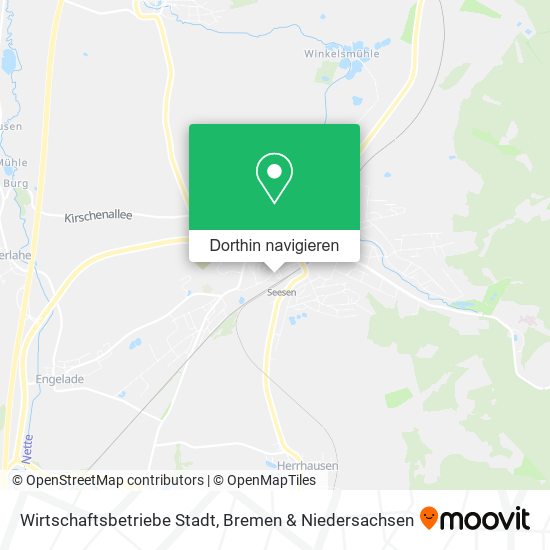 Wirtschaftsbetriebe Stadt Karte