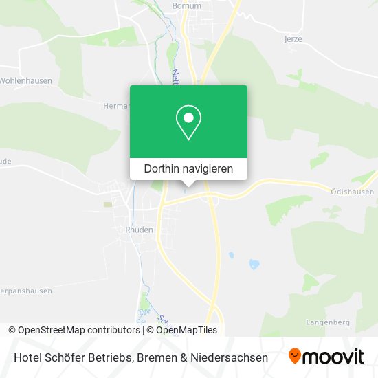 Hotel Schöfer Betriebs Karte